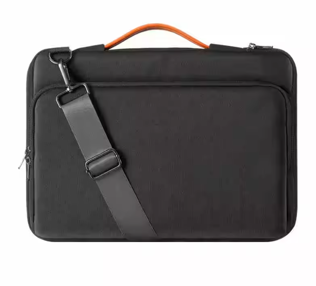 Shockproof Crossbody Laptop Tas 13–16 inch met Schouderband en Handvat – Waterafstotende Sleeve