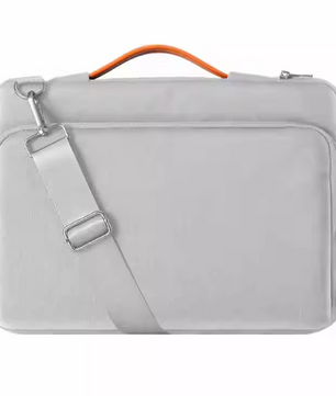 Shockproof Crossbody Laptop Tas 13–16 inch met Schouderband en Handvat – Waterafstotende Sleeve