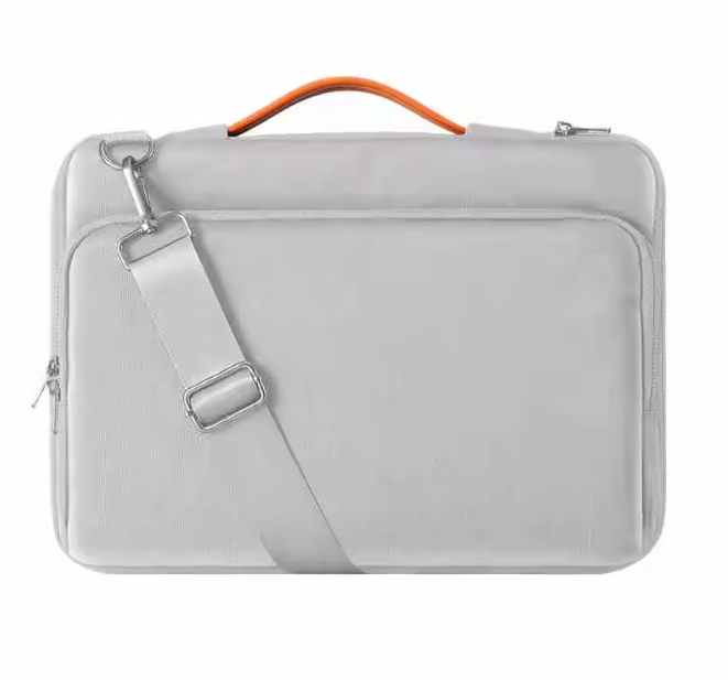 Shockproof Crossbody Laptop Tas 13–16 inch met Schouderband en Handvat – Waterafstotende Sleeve