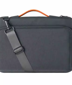 Shockproof Crossbody Laptop Tas 13–16 inch met Schouderband en Handvat – Waterafstotende Sleeve