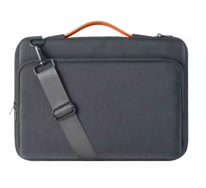 Shockproof Crossbody Laptop Tas 13–16 inch met Schouderband en Handvat – Waterafstotende Sleeve