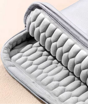 Shockproof Crossbody Laptop Tas 13–16 inch met Schouderband en Handvat – Waterafstotende Sleeve