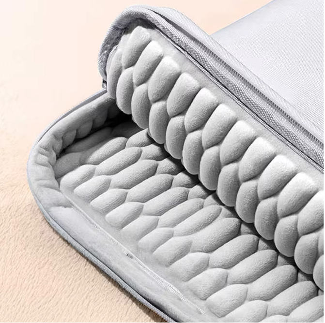 Shockproof Crossbody Laptop Tas 13–16 inch met Schouderband en Handvat – Waterafstotende Sleeve