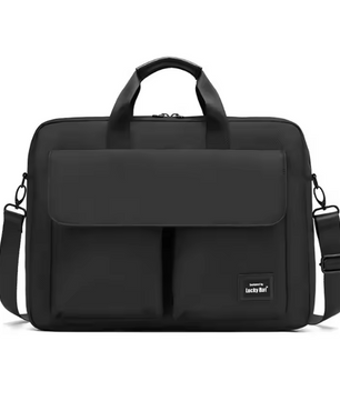 Slim Laptop Aktetas 15,7 inch met Schouderband en Handvat – Gevoerde Business Laptoptas