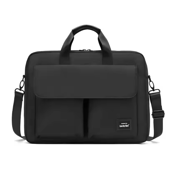 Slim Laptop Aktetas 15,7 inch met Schouderband en Handvat – Gevoerde Business Laptoptas