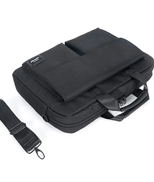 Slim Laptop Aktetas 15,7 inch met Schouderband en Handvat – Gevoerde Business Laptoptas