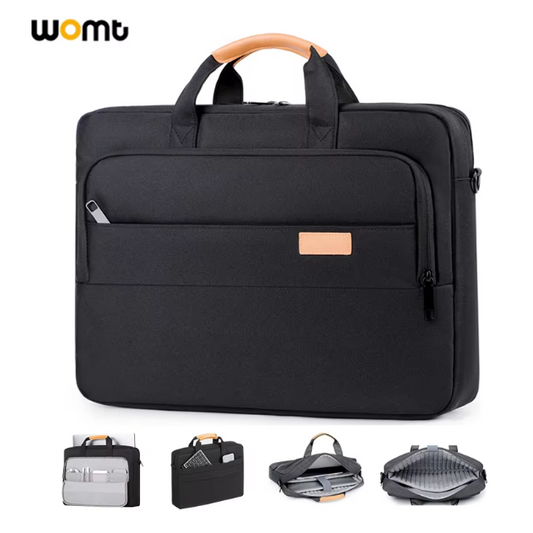 Business Laptop Schoudertas 14–18 inch met Opbergvakken en Ritssluiting – Messenger Laptoptas