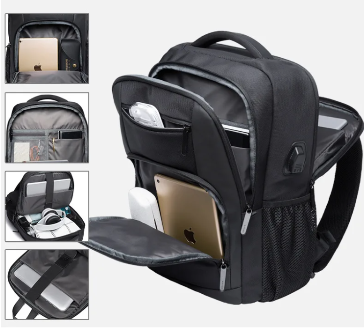 Tactische Laptop Rugzak voor Werk, School en Reizen – Multifunctionele Business Backpack