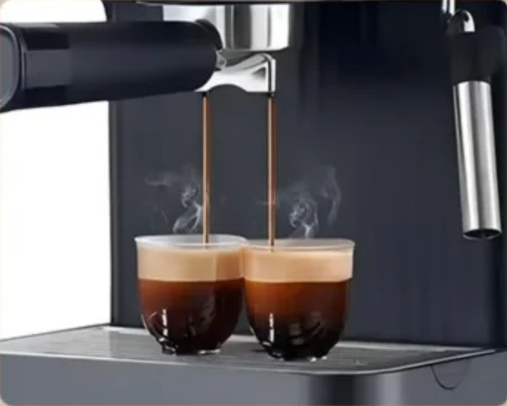Halfautomatische Espresso Machine 20 Bar met Melkopschuimer en Touch Bediening