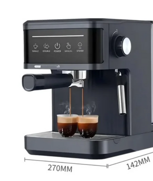 Halfautomatische Espresso Machine 20 Bar met Melkopschuimer en Touch Bediening