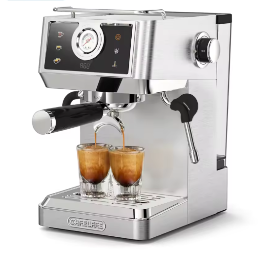 Halfautomatische Espresso Machine 20 Bar met PID Temperatuurregeling en 58 mm Portafilter
