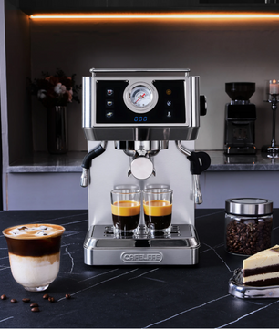 Halfautomatische Espresso Machine 20 Bar met PID Temperatuurregeling en 58 mm Portafilter