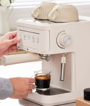 Halfautomatische Espresso Machine 20 Bar met Melksysteem en Stoomfunctie – Cappuccino en Latte Maker