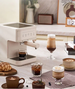 Halfautomatische Espresso Machine 20 Bar met Melksysteem en Stoomfunctie – Cappuccino en Latte Maker