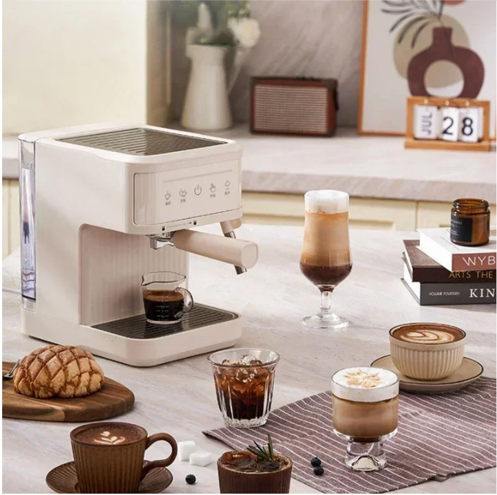 Halfautomatische Espresso Machine 20 Bar met Melksysteem en Stoomfunctie – Cappuccino en Latte Maker