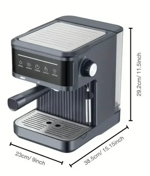 Halfautomatische Espresso Machine 20 Bar met Melksysteem en Stoomfunctie – Cappuccino en Latte Maker