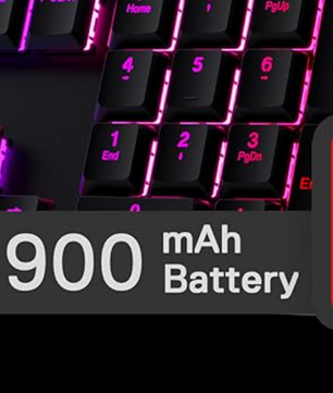 Draadloos Low Profile Mechanisch Gaming Toetsenbord – Tri-Mode Verbinding, RGB Verlichting en Programmeerbare Macrotoetsen