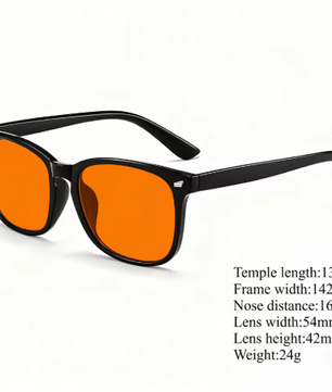 Bluelight Slaapbril met Rode Lens – Computer- en Gamingbril tegen Oogvermoeidheid