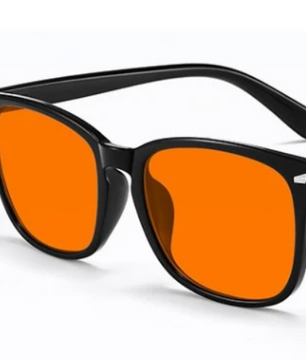 Bluelight Slaapbril met Rode Lens – Computer- en Gamingbril tegen Oogvermoeidheid