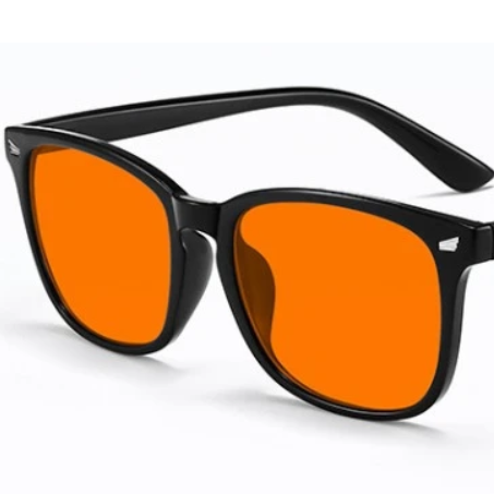 Bluelight Slaapbril met Rode Lens – Computer- en Gamingbril tegen Oogvermoeidheid