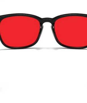 Bluelight Slaapbril met Rode Lens – Computer- en Gamingbril tegen Oogvermoeidheid