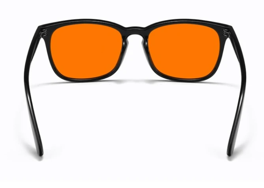 Bluelight Slaapbril met Rode Lens – Computer- en Gamingbril tegen Oogvermoeidheid
