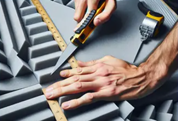 Set van 24 Piramide Akoestische Schuimpanelen 30 × 30 × 5 cm – Geluidsabsorberend Studio Foam