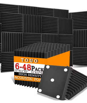 Akoestische Schuimpanelen – Geluidsabsorberend Polyurethaanschuim voor Studio en Wandisolatie