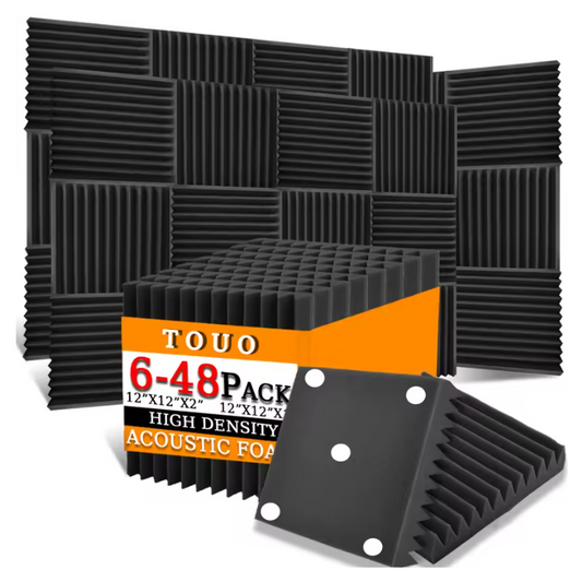 Akoestische Schuimpanelen – Geluidsabsorberend Polyurethaanschuim voor Studio en Wandisolatie