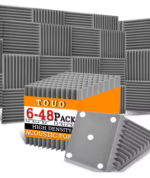 Akoestische Schuimpanelen – Geluidsabsorberend Polyurethaanschuim voor Studio en Wandisolatie