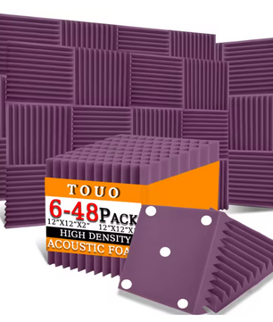 Akoestische Schuimpanelen – Geluidsabsorberend Polyurethaanschuim voor Studio en Wandisolatie