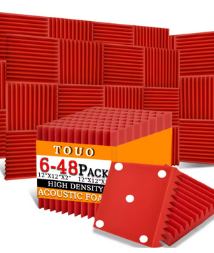 Akoestische Schuimpanelen – Geluidsabsorberend Polyurethaanschuim voor Studio en Wandisolatie