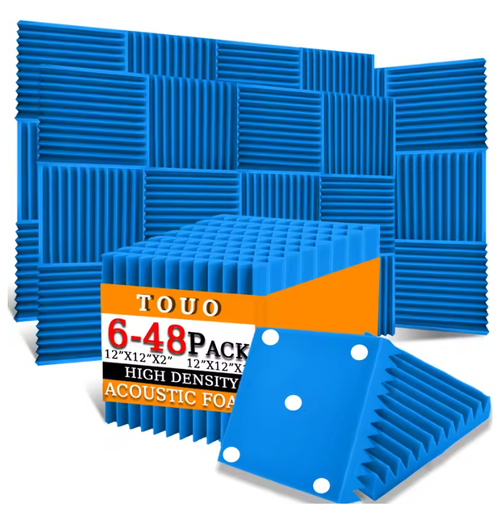 Akoestische Schuimpanelen – Geluidsabsorberend Polyurethaanschuim voor Studio en Wandisolatie