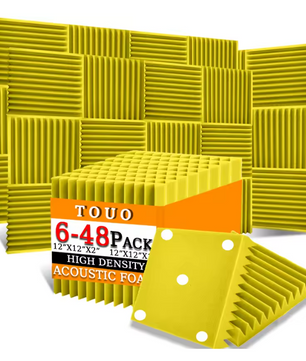 Akoestische Schuimpanelen – Geluidsabsorberend Polyurethaanschuim voor Studio en Wandisolatie