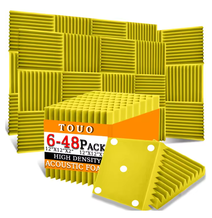 Akoestische Schuimpanelen – Geluidsabsorberend Polyurethaanschuim voor Studio en Wandisolatie