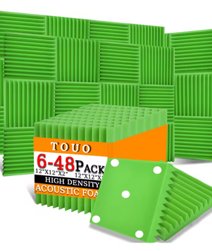 Akoestische Schuimpanelen – Geluidsabsorberend Polyurethaanschuim voor Studio en Wandisolatie