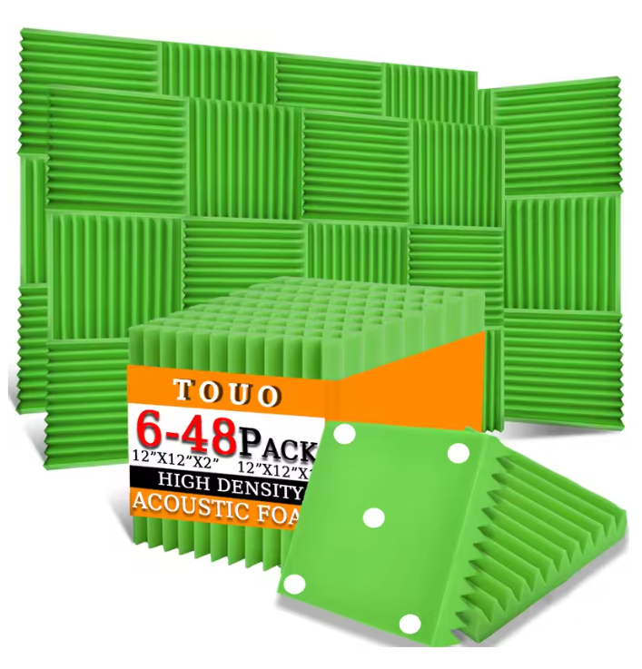 Akoestische Schuimpanelen – Geluidsabsorberend Polyurethaanschuim voor Studio en Wandisolatie
