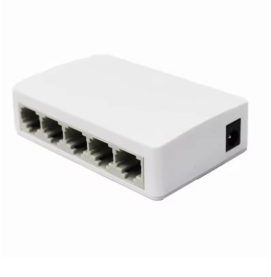 5-Poort Gigabit Ethernet Switch 10/100/1000Mbps – Plug en Play RJ45 Netwerkswitch voor Thuis en Kantoor