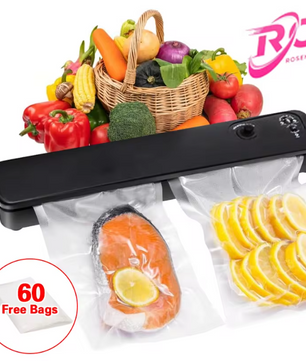 Vacumeermachine voor Voedsel – Automatische en Handmatige Sealer met 60 Vacuümzakken
