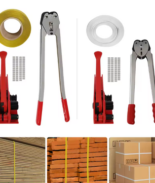 Verpakkings Omsnoeringsset met 1000N Spanner – Inclusief Metalen Sluitingen en PP Band