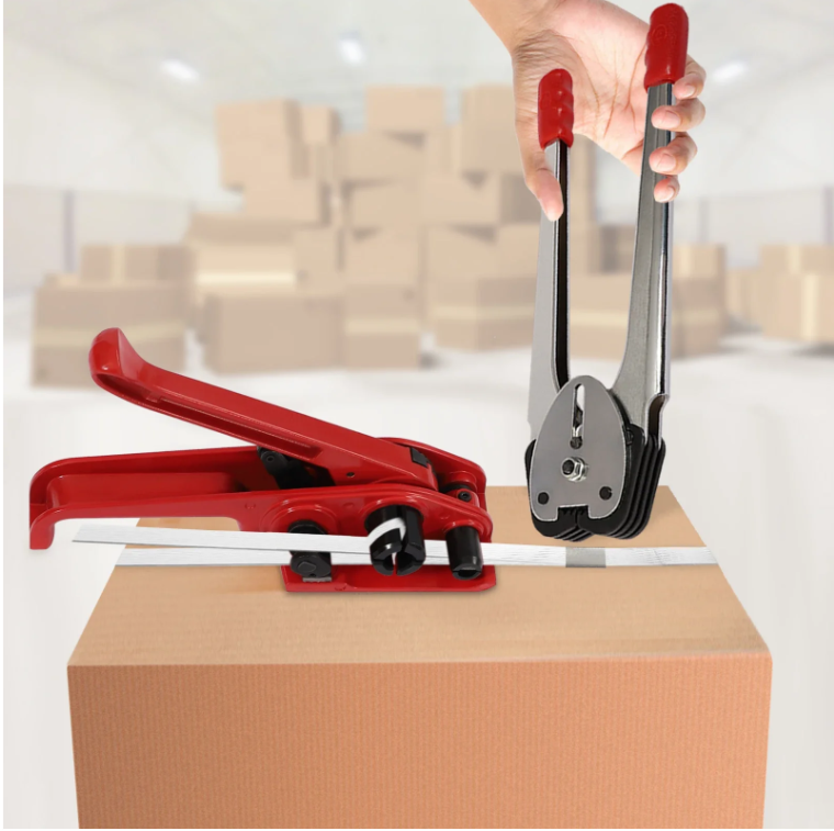 Verpakkings Omsnoeringsset met 1000N Spanner – Inclusief Metalen Sluitingen en PP Band