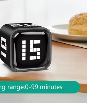 Flip Motion Digitale Timer – Oplaadbare Countdown Timer met Geluid, Trilstand en Stil Alarm