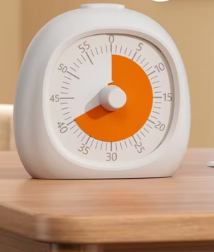 Visuele Timer 60 Minuten – Stille Countdown Klok voor Keuken, Studie en Werk