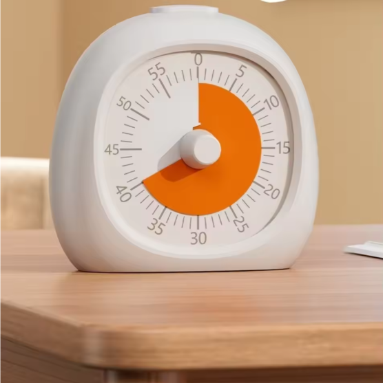 Visuele Timer 60 Minuten – Stille Countdown Klok voor Keuken, Studie en Werk