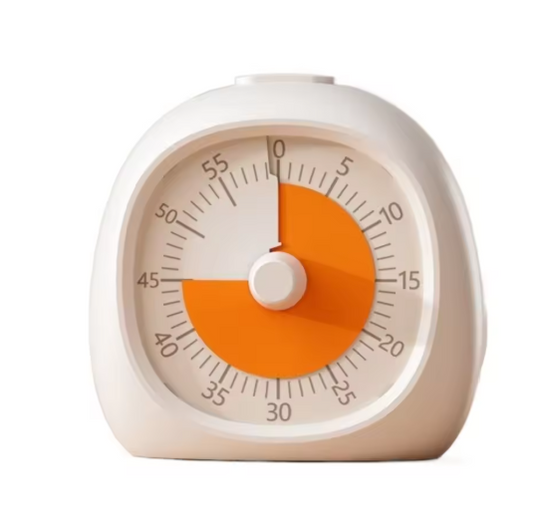 Visuele Timer 60 Minuten – Stille Countdown Klok voor Keuken, Studie en Werk