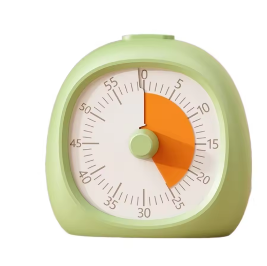 Visuele Timer 60 Minuten – Stille Countdown Klok voor Keuken, Studie en Werk