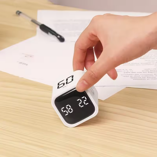Productivity Cube Timer met Gravity Sensor – Oplaadbare LED Countdown Klok