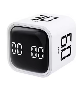 Productivity Cube Timer met Gravity Sensor – Oplaadbare LED Countdown Klok