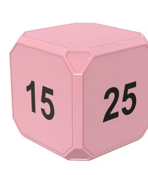 Productivity Cube Timer met Gravity Sensor – Oplaadbare LED Countdown Klok