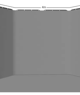 Achtergrond Standaard 240 × 400 cm met Green Screen en Clips – Fotografie en Video Set